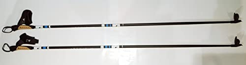 McKinley Active Skistock Black/White/Blue 155