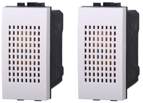 2 Pezzi Suoneria, Compatibile Con Bticino Living Light (Bianco)