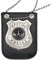 Insignia de policía para disfraz de policía, policía, mujer, cordón en cadena para Halloween SWAT FBI