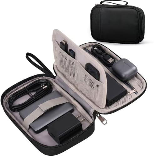 OrgaWise Kabeltasche Kabelorganizer Reisen Kabel Etui Elektronik Zubehör Organizer Tasche Universaltasche für Bag Accessories Handy Ladekabel, Powerbank, USB Sticks