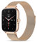 MYAPULUA Armband für Amazfit GTS 2 Mini/GTS 4 Mini, 20mm Magnet Mesh Metall Edelstahl Band für Amazfit GTS 3/GTS 2/GTS 2e/GTR 42mm/Bip/Bip lite/Bip U/Bip 3/Bip 3 Pro/GTS 4,Roségold