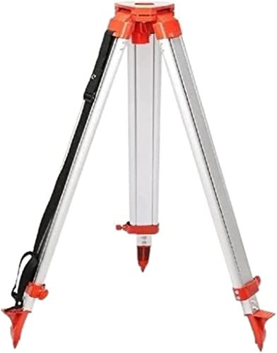 1,65 m Nivellierstativ und Stab-Set, höhenverstellbar, professionelles Aluminium-Stativ, 5 m Stab für Messwerkzeuge