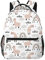 Niedlicher Alpaka-Lama-Regenbogen-Wolke-Hello-World-Rucksack, lässiger Laptop-Tagesrucksack, Computertasche für Männer und Frauen auf Reisen