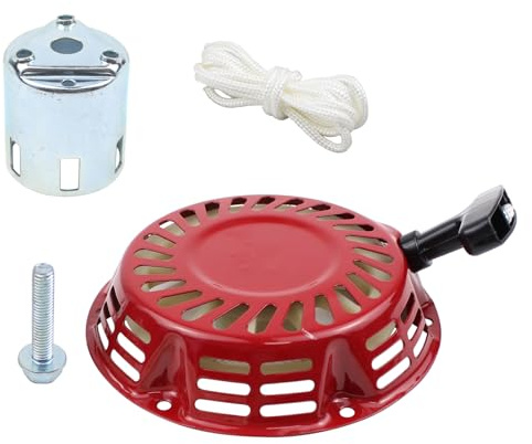 Seilzugstarter Starterglocke Reversierstarter Starterbecher Rücklaufstarter Handzugstarter Rückstoß Starter Seilzug Abzieher mit Starterseil und Schraube für Honda GX390 GX340 11PS 13PS GX 390 GX 340
