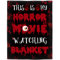 Violetpos This is My Horror Movie Watching Decke 125x150 cm Flauschig Kuscheldecke Weich Fleecedecke Gemütliche Wohndecke Warm Sofadecke
