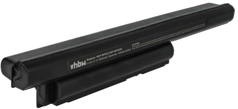 vhbw Batterie Compatible avec Sony Vaio VPC-EE3J1E/WI, VPC-EE3L0E/WI, VPC-EE3J0E/BQ Ordinateur Portable (6600mAh, 11,1V, Li-ION) - Puce d'information