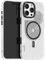 Aulumu A16 Cover per iPhone 16 Pro Max Custodia Magnetica Termica | Controllo Fotocamera | Tecnologia IMD | Compatibile con MagSafe | Avvolgimento Completo | Touch Bianco Traslucido