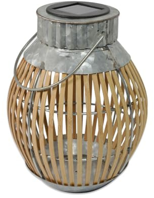 Orium Lanterne Solaire Bambou h35cm