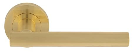 Carlisle Brass Faro Ulitmate Door Pack - Includes Pair of Handles, 3 Hinges and a 3 Latch in Satin Brass