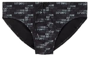 EA7 Emporio Armani Costume Slip Mare Uomo 7M000536AF13058 8059797156409 - Nero Bianco XS