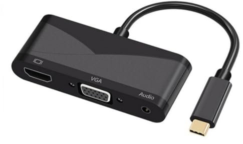Operitacx USB- Vga 4K Adattatore Audio per Pc e Smartphone Compatibile con Macbook Pro Facile Trasportare