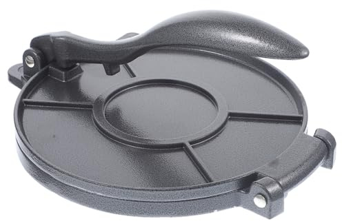 FONDOTIN Aluminium Tortilla Presse Edelstahl Tortilla Maker Mehl Tortillapresse für Fladenbrot Quesadilla und Hausgemachte Wraps Küchenzubehör