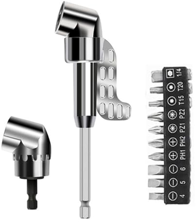 105 Degree Right Angles Drill Adapter Right Angles Drill Adapter Corner Tool Screw Hubs Multifunction Bend Screwdriver Bit Multifunction Screwdriver Bit