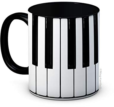 Piano Keys Keyboard Musical - Ceramic Coffee Mug