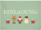 10 x Einladungskarten mit Umschlag zur Weihnachtsfeier/Motiv: Vintage Grün Look/Weihnachten/Christmas Party/Einladung/für Firmen