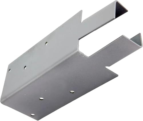 Pack of 1 x Galvanised Mortice Arris Rail Bracket (200mm x 62mm x 62mm)