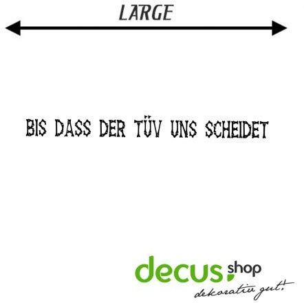 Decus Shop Bis DASS der Tüv Uns scheidet Large // Sticker OEM JDM Style Aufkleber