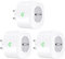 Meross WLAN Alexa Steckdose, Stromzähler für Steckdose mit Energieüberwachung, Smart Steckdose mit Zeitschaltuhr kompatibel mit Alexa und Google Home, Sprach- und Fernbedienung, 16A 3840W, 3 Stück