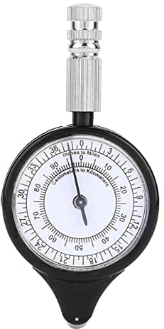 Demeras Mini-Kartenmesser Außenentfernungs-Caculator-Kartierungswerkzeug Metallrad-Messgerät Entfernungsmesser