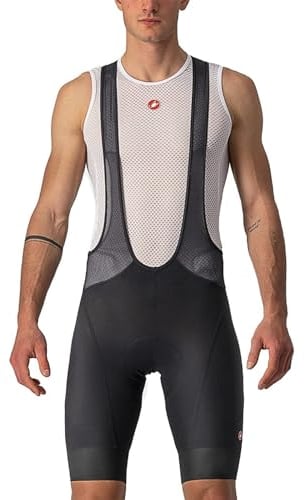 Castelli Endurance 3 Bibshort – Pantaloncini con Bretelle per Ciclismo, Fondello Ergonomico, Comfort e Performance