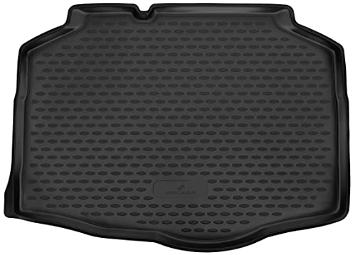 WALSER XTR Kofferraumwanne für Seat Ibiza V Schrägheck (KJ1) 2017-Heute, Standardladeboden, 100% passgenaue Antirutschmatte Auto, Gummimatte Auto, Kofferraum Schutzmatte, Auto Gummimatten