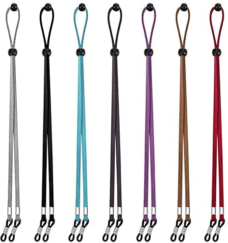 Firtink 7 pieces Eyeglasses Straps Chain, Adjustable Eyeglass Cords Glasses Holder Strap Glasses Chain Eyewear Strap for Women Men