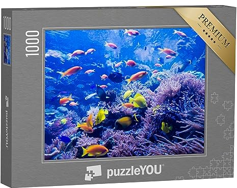 puzzleYOU: Puzzle 1000 Teile „schöne Unterwasserwelt“ – aus der Puzzle-Kollektion Tiere