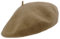 MELEGARI Baskenmütze für Damen | 100% Wolle | Margie Beret | Made in EU, Taupe 763, One size