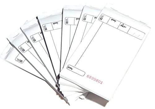 TuTickeT TÉRMICO.com - Comandero Hostelería 10x15 cm Duplicado. Pack de 10 Talonarios de 2 Hojas para Camareros donde Anotar las Comandas del Restaurante (10 uds)
