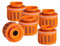 Grayl GeoPress Ersatzfilterpatrone | 6 Stück | für je 250L Wasser | Outdoor- & Reisewasserfilter | orange
