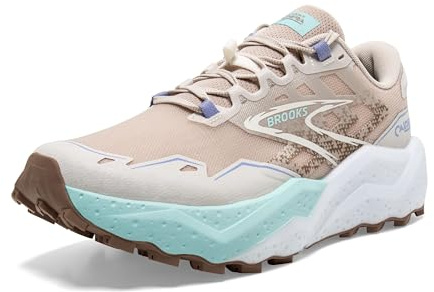 Brooks Damen Caldera 7 Sneaker, Chateau Grey/White Sand, 40.5 EU
