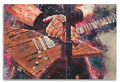 VZRSQZK Poster Life Riff James Hetfield, dekoratives Gemälde, Leinwand-Wandposter und Kunstdruck, modernes Familienschlafzimmer-Dekor-Poster, 40 x 60 cm