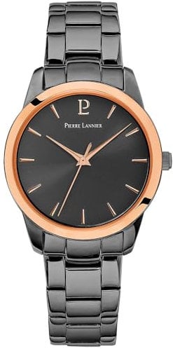 Montre Femme Roxane Cadran Gris Bracelet Acier Gris