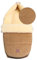 Kaiser 65342 FILIA CORD Lammfell Babyschalen Fußsack (camel)