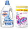 Sagrotan Wäsche-Hygienespüler Frisch, Waschmittel-Zusatz - 1,5 L & Vanish Oxi Action Powerweiss Pulver – 1,65 kg – Fleckenentferner und Wäsche-Booster Pulver ohne Chlor – Für weiße Wäsche