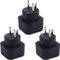 Europa zu Dänemark/Grönland Stecker Adapter, EU Schuko Stecker Fit zu Dänische/Grönländische Buchse, Europa/Deutschland/Französisch Typ C/E/F Stecker zum Typ K Reise Stecker Konverter (3 Stück)
