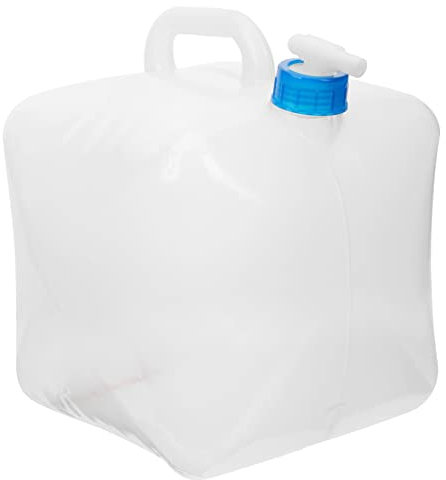 WESIEVYA Faltbarer Wasserbehälter Camping Wassersack Mit Integriertem Tragegriff Lebensmittelecht Langlebig Tragbarer Wassertank Für Outdoor Aufbewahrung Trinkwasser Platzsparend