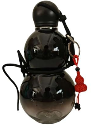 Yiokii Bouteille d'eau unique pour le sport, les voyages, la salle de sport, la salle de sport, la gourde chinoise d'inspiration rétro Wu Kong, 800 ml