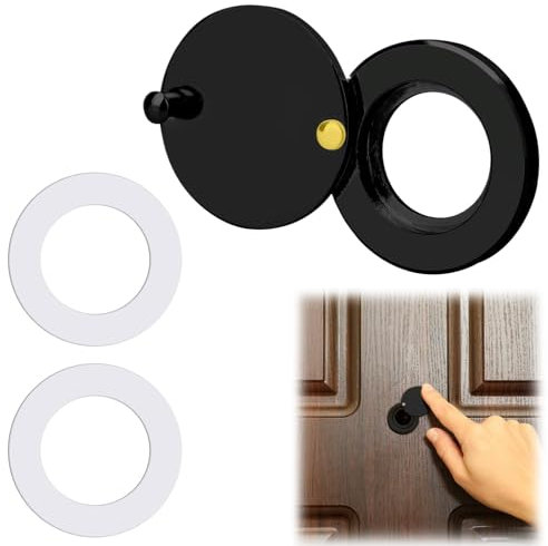 Türspion Abdeckung,Türlochabdeckung Mit Selbstklebendem Installationswerkzeug Door Peephole Cover,Gucklochabdeckungen,Türspion,Gucklochabdeckung Für Wohnungstür,Für Zuhause Schlafsaal Büro Hotel