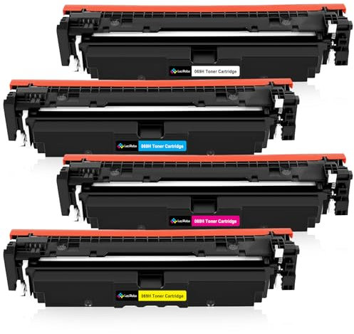 LeciRoba 069H für Canon 069H CRG-069H CRG-069 069 Toner für Canon i-SENSYS LBP673C LBP673Cdw LBP674Cdw LBP674Cdw MF750c MF751Cdw MF752Cdw MF753Cdw MF754Cdw MF755Cdw MF756Cx (mit Chip,4-Pack)