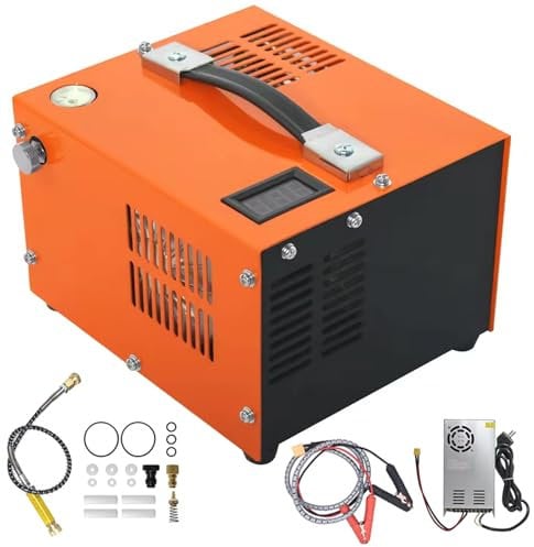 4500psi 30Mpa PCP Kompressor, Luftkompressor Hochdruckpumpe mit Transformator 12V