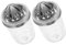 Cabilock 2 Piezas Exprimidor Manual de Cítricos Inoxidable y Utensilio de Cocina Práctico y Duradero Zumo Fresco Casa