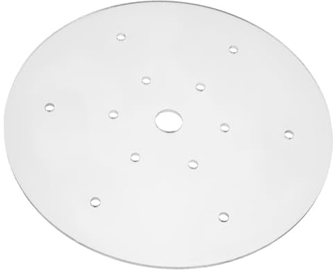 EPIGEIST Acryl Aquariumdeckel Rund 15cm Ausbruchsichere Abdeckung für Fischglas Transparenter Aquarien Deckel für Fische Reptilien und Schildkröten