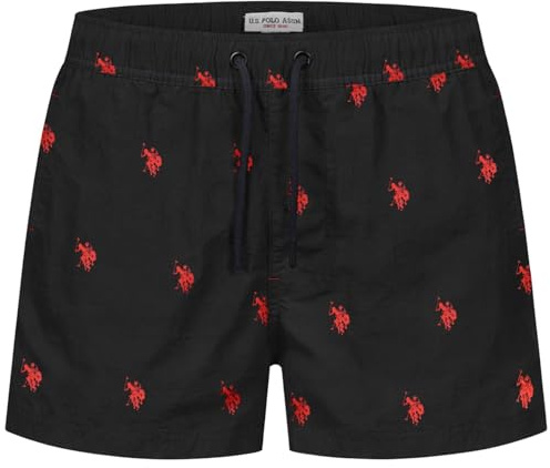 U.S. POLO ASSN. Herren Bade Short (S-3XL) Schwimmshort Kurze Hose mit 2 Taschen P026