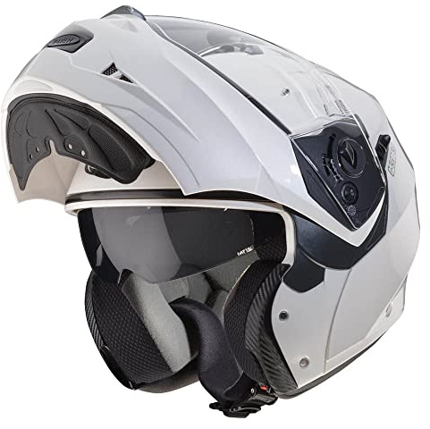 CABERG CASCO DUKE II WHITE METAL L