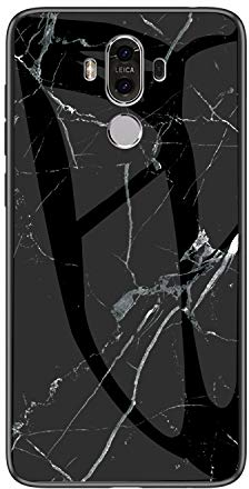 MadBee Funda para Huawei Mate 9 [con Protector de Pantalla],9H Cristal Templado [Mármol] [Resistente a los Arañazos] + Borde de TPU Silicona Suave Fundas Case Cover (Mármol#4)