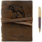 Leder Notizbuch A5 Tagebuch Journal Geprägt Delphin Handgefertigte Reisetagebuch, Vintage Notebook Für Männer Frauen Antik Rustikal Echtes Leder 21X15Cm Geschenk Sketchbook Reisende Travelers Notebook