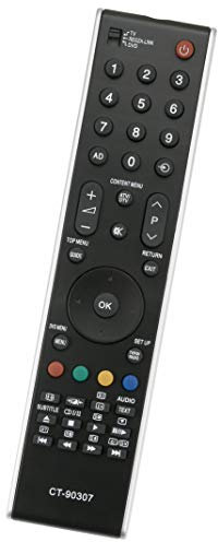 ALLIMITY CT-90307 75011184 Telecomando Sostituisci per Toshiba REGZA LCD TV 19AV505DG 32XV505D 52XV555D 32XV505DB 42RV555D 19AV506DG 32XV505DG 42XV505D 32AV505D 32CV505D 32AV555DB 32AV565DG 42AV555DG