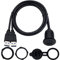 Duttek USB Panel Flush Mount Cable, Dual USB 3.0 Male to Female Extension Cable, USB Mount, Dash Mount, Flush Mount, Panel Mount Cable, for Car, Boat, Motorcycle 1M/3.3FT