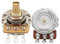 FLEOR 500K Audio Pots 15.5mm Short Split Shaft Guitar Potentiometer, Pack of 2